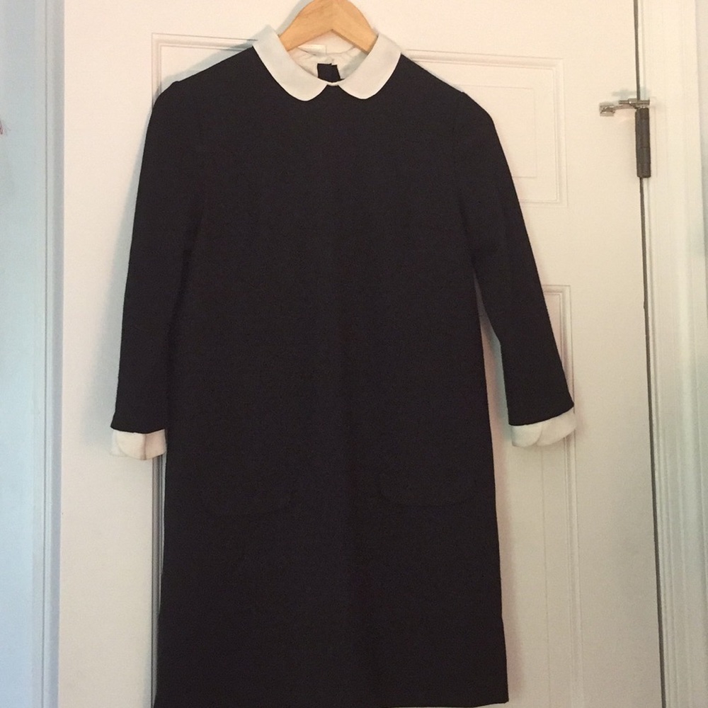 Peter Pan Collar Shift Dress by Sézane